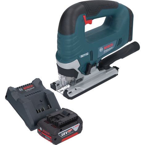 Bosch GST 18V-125 B Professional Akku Stichsäge 18 V 125 mm Brushless + 1x Akku 4,0 Ah + Ladegerät (1/5)
