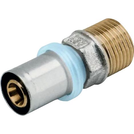 Raccord à sertir pour tube multicouche Ø 16 filetage mâle 20x27 - R.B.M. ITALIE