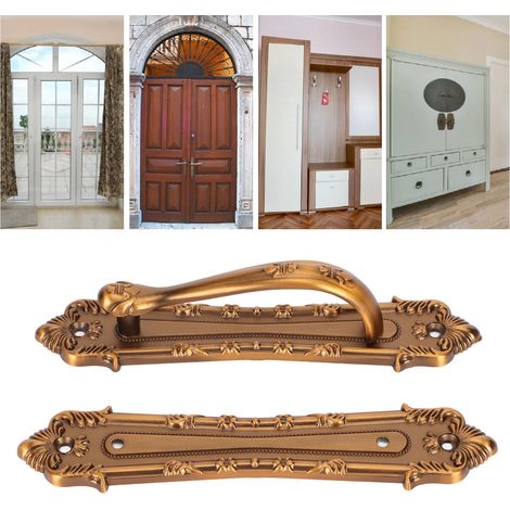 Poignée de porte coulissante de style américain facile à installer, sans tranchée nécessaire conception double face grande poignée à montage en surface pour portes coulissantes. (1/5)