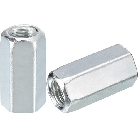 2pcs Raccord Écrous M20x30x60mm Hex Fileté Tige Coupleur (1/5)