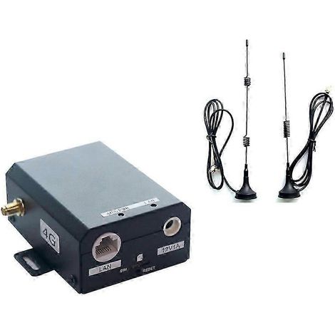Routeur industriel 4G H927, 150 Mbps, compatible carte SIM 4G LTE CAT4, avec antenne externe, prend en charge jusqu'à 16 utilisateurs Wi-Fi et est fourni avec une prise européenne. WHBYV (1/4)