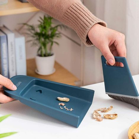 Mini Dusting Broom Set Tabletop Cleaning Tool Sturdy
