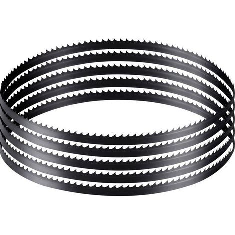 Lame de scie à ruban pour travail du bois - 1511x6,35x0,35 mm - 6 TPI - 15 HRC (1/5)