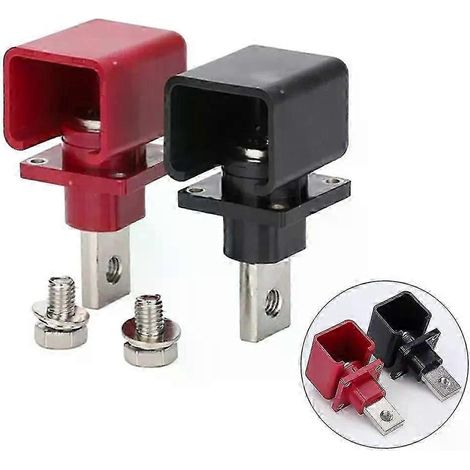 2 Stück 120A 200A 300A 400A Kupfer-Lithium-Batterieanschlussklemmen-Energiespeicherklemmen-Batterieanschlussadapter-JXLGV (1/5)