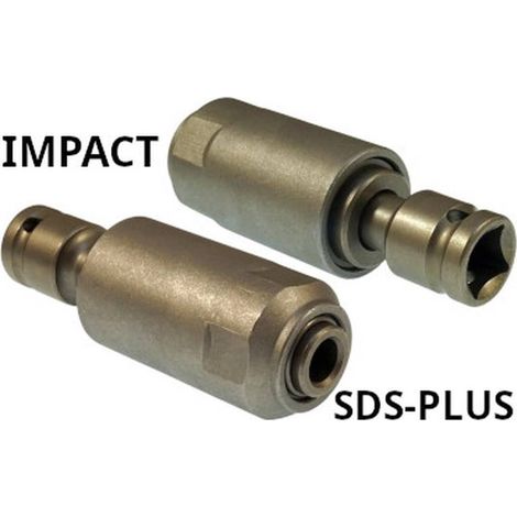 Adaptateur Impact 1/2 - SDS-Plus - Compatible avec Outils Électroportatifs - Pratique et efficace - Beast (1/5)
