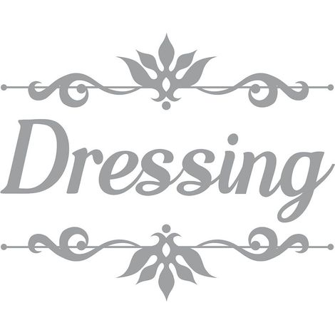 Sticker décoratif de porte - Dressing (1/2)