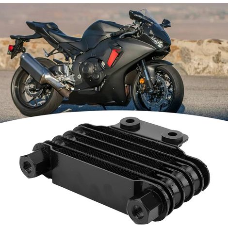 Radiateur de refroidissement d'huile moteur universel pour motos, quads et motos tout-terrain de 100 à 250 cm³ (65 ml). (1/5)