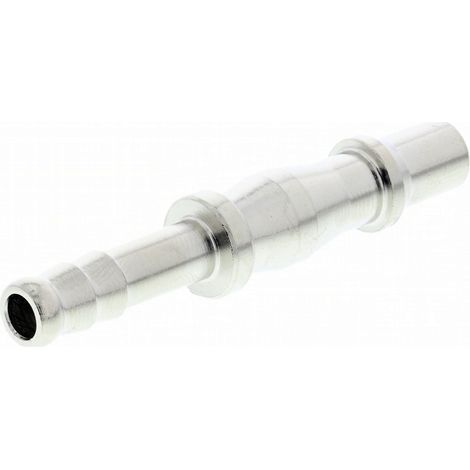 Raccord rapide pneumatique RS PRO, Tuyau cannelé vers Mâle 6mm PLC 60, Rectus 19 en Laiton ( Prix pour Paquet de 5 ) (1/2)