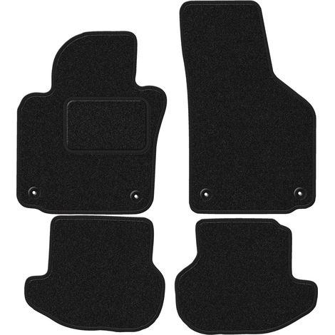 Alfombrillas de terciopelo para coche: Volkswagen Eos cabrio (2005-2015) antracita (1/5)
