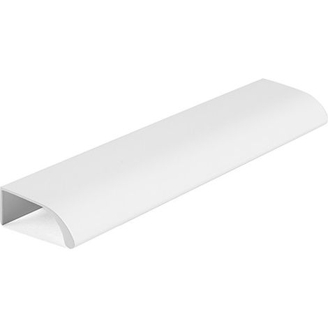 tirador aluminio ona acabado blanco mate dist. agujero dist. 128mm.