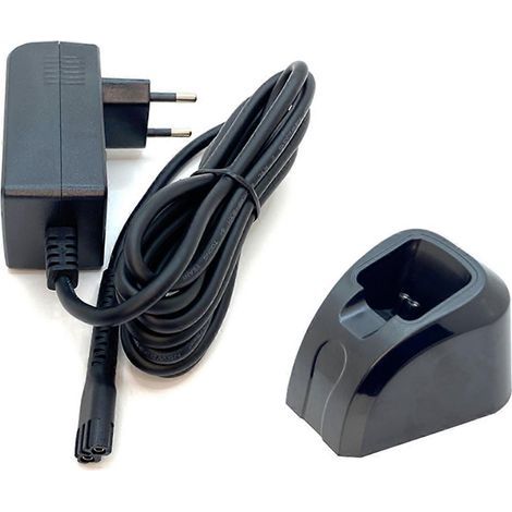 Adaptateur pour tondeuse à cheveux avec base pour rasoir/tondeuse (prise UE) (1/5)
