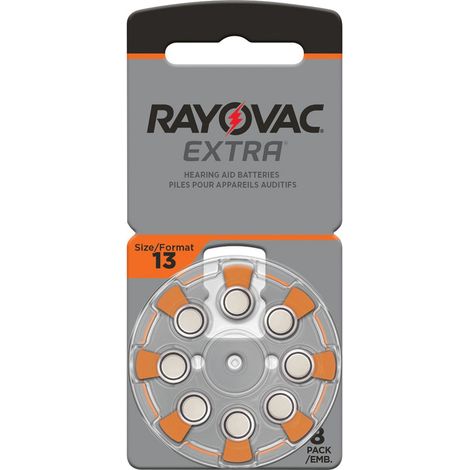 Rayovac HA13 PR48 Hörgeräte Batterien Extra Advanced