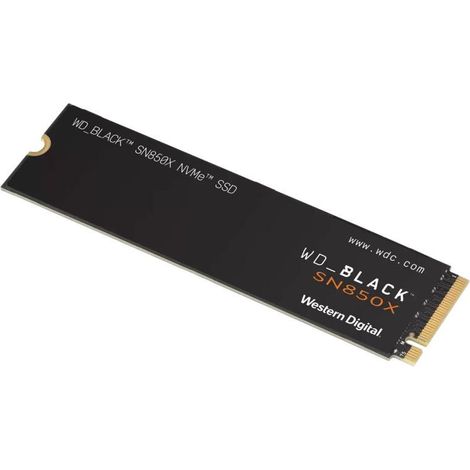 WD Black SN850X NVMe SSD 2 TB ,schwarz, PCIe 4.0 x4, NVMe, M.2 2280 (1/3)