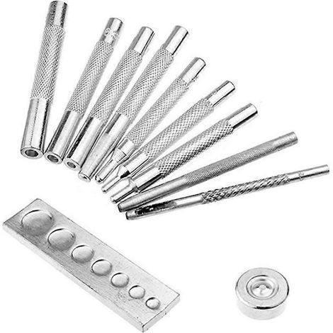 Kit de 11 pièces pour poinçons à cuir, outils de maroquinerie (1/4)