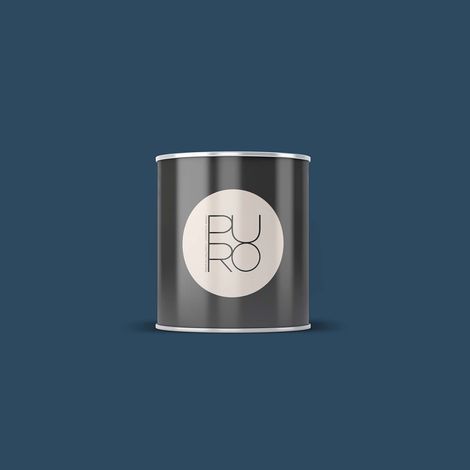 Peinture bleu gris mat moderne et résistante Peinture satinée facile à appliquer Peinture PURO Premium C3009 2,5L (1/4)