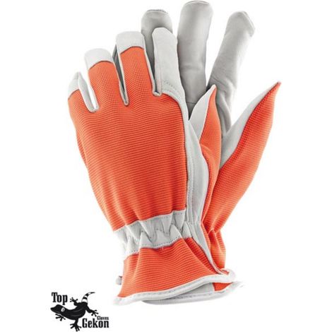 Arbeitshandschuhe aus Ziegenleder Gr.10 orange