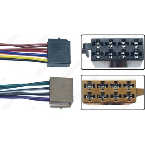 Suitable for Volkswagen CD tail wires for Passat/Sagitar/Magotan/Passat/Bora ISO power speaker wires (full pin). (1/4)