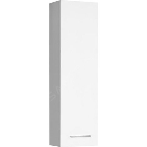 ZOJA Meuble de rangement supérieur avec miroir, 20x70x14cm, blanc (1/5)