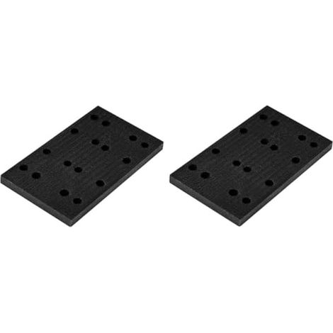 2 disques de ponçage en mousse souple, plateau de support d'interface 80 x 133 mm, tampon de polissage auto-agrippant (1/5)