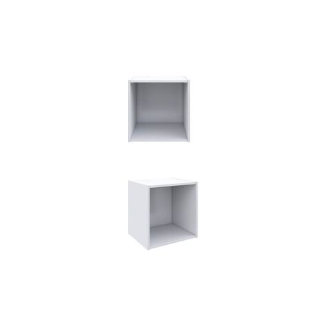 CUBO 35X35X29 CM BIANCO- 1,0 pz