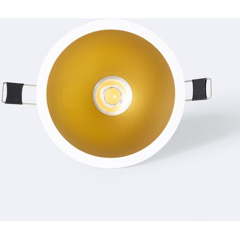 Faretto Downlight LED 9-12W Conico Areni Foro Ø 100 mm 2700K Oro Bianco Caldo 9 W (1/4)