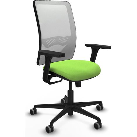 Silla piqueras y crespo Zulema blanco malla cómoda (1/2)