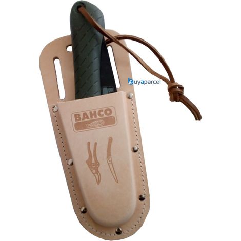 Bahco Laplander Bushcraft Saw Folding Pruning Saw with Leather Pouch BAH396LAP (1/3)
