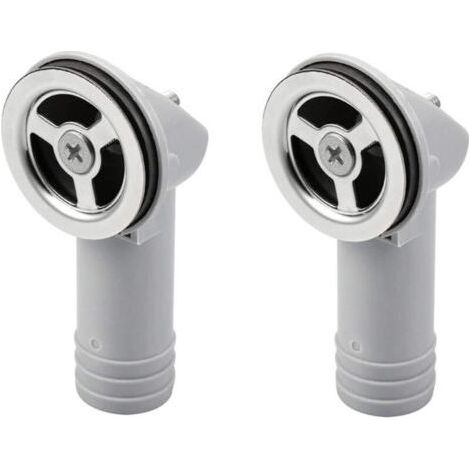 2 Pack Kitchen Sink Accessories Round Overflow Interface Round Interface for Home, Hotel, Shopping Mall and Other Places (1/5)