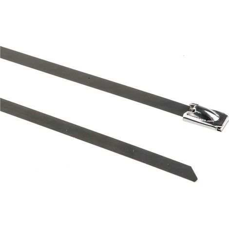 Serre-câble RS PRO en Acier inoxydable 304, 200mm x 4,6 mm (1/2)
