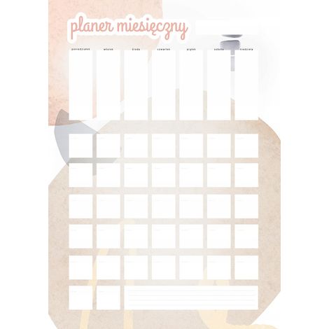 CALENDARIO MAGNETICO DA FRIGO PLANNER 40x56cm