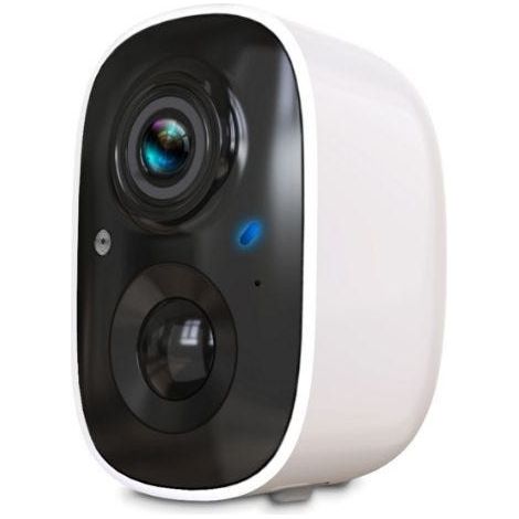 Atlantis A16-VL82 Volta Pro Telecamera Wi-Fi a Batteria 3MP 120° PIR IP65 Audio 2 vie Slot MicroSD Cloud colore Bianco