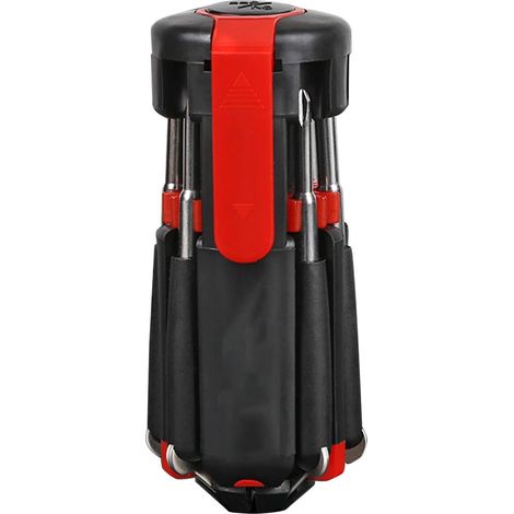 Tournevis 8 en 1 avec Lampe de Poche LED, Outil de Torche Multifonction, Combinaison de Fentes croisées pour Usage Industriel (1/5)