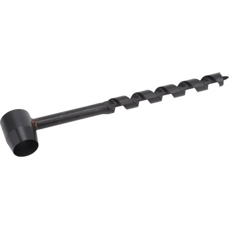 Perceuse à main manuelle noire, trépan haute dureté, léger et portable, outil de survie pour bois et bricolage en pleine nature, diamètre 16-230 mm/0,63-9,06 po (1/5)