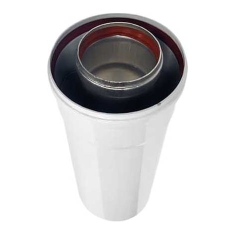 Tubo 1 Metro Macho-Macho Coaxial 80/110 Convesa