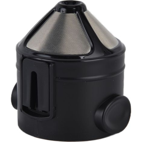 Filtre à café réutilisable en acier inoxydable pour cafetière filtre, double maille, portable (1/5)