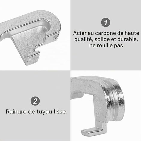 Kit de Purge Frein avec Valve Anti-Retour, Tuyau Transparent Renforcé 45 cm et Accessoires, Outil pour Moto, Vélo Auto, Purgeur Voiture (1/3)