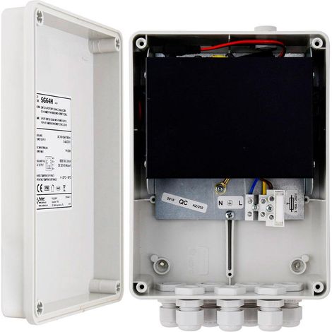 SG64H Switch de 6 puertos con fuente de alimentación para 4 cámaras IP en carcasa hermética (1/3)