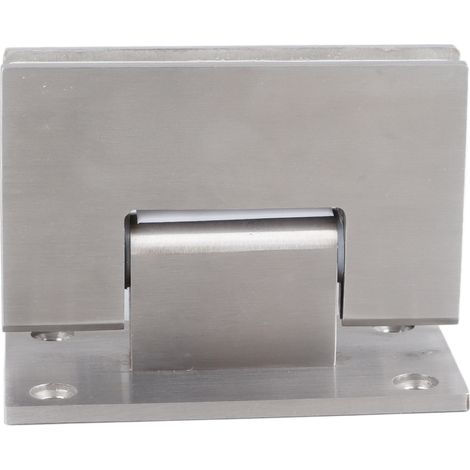 Charnières de porte de douche à double ouverture en acier inoxydable à 90 degrés pour armoire de salle de bain et vitrine