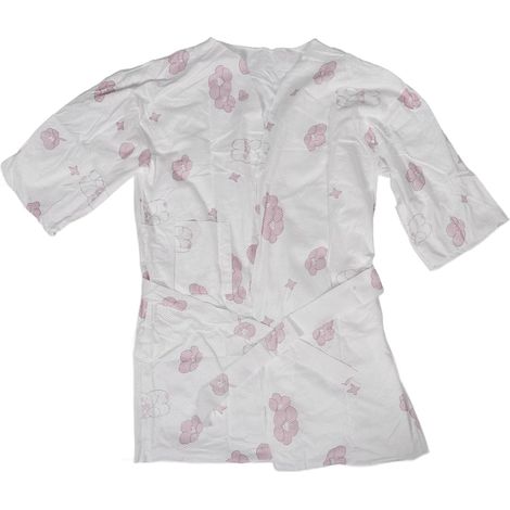 Peignoir De Bain Femme Coton Doux Housse De Peignoir Jetable Conçu Pour Spa Imprimé (1/5)