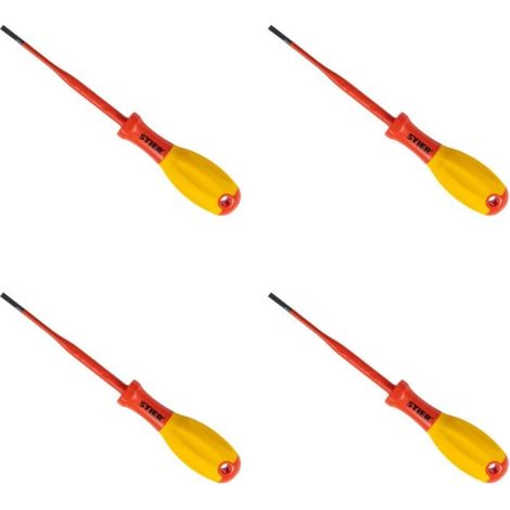 STIER Jeu de tournevis fente slimVDE+ 3,5x0,6 4,0x0,8 5,5x1,0 6,5x1,2 mm (4 pcs) (1/2)