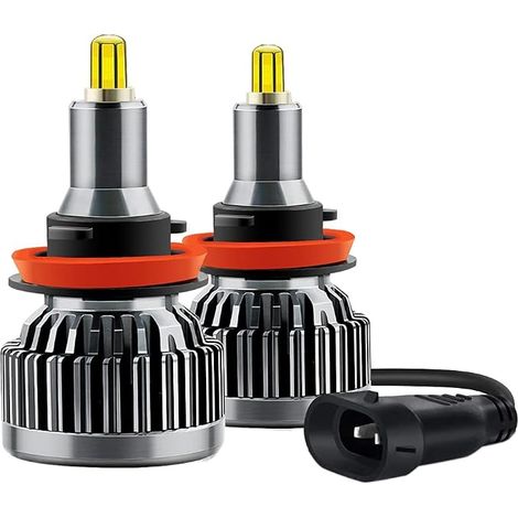 Bombillas LED H11 para faros delanteros, 10-32 V, iluminación mejorada de 360 grados, 60 W, luz blanca extrema, 18000 lúmenes. (1/5)