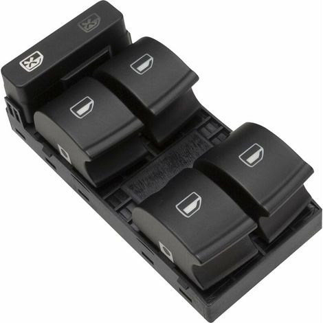 Interruptor de elevalunas, botón de elevalunas eléctrico 8E0959851 8E0959851B para A4 B6 B7 Seat Exeo (1/5)