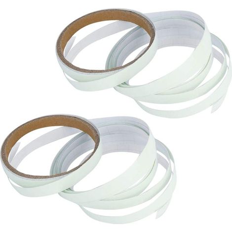 10 Stück selbstklebendes, rutschfestes Lichtaufbewahrungslichtband (1,5 cm x 3 m)