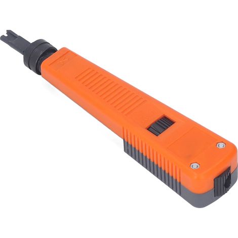 Outil de sertissage de câbles réseau à double lame, rotatif et portable, avec filet de queue pour câbles Cat 6A (1/5)