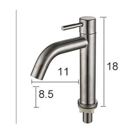 Robinet Lavabo,Salle Bain avec Haut Mitigeur Lavabo pour Lavabo ou Vasque de Salle Bain, Chaude et Froide Réglable de Mitigeur Lavabo,Laiton Chromé (1/2)