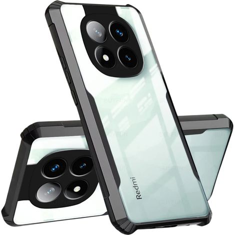 Schutzhülle für Xiaomi Redmi Note 14 Pro 5G / Xiaomi Poco X7 5G, stoßfest, Hybrid, schwarz (1/5)