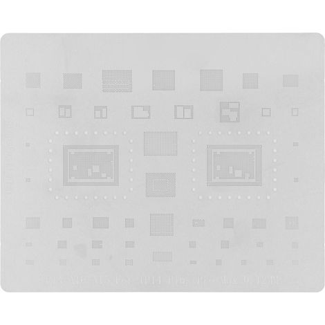 Pochoir de reballage BGA, bonne Dissipation de la chaleur, positionnement précis, modèle de plantation en étain en acier inoxydable pour IOS 14 pour A16 A15 (1/5)