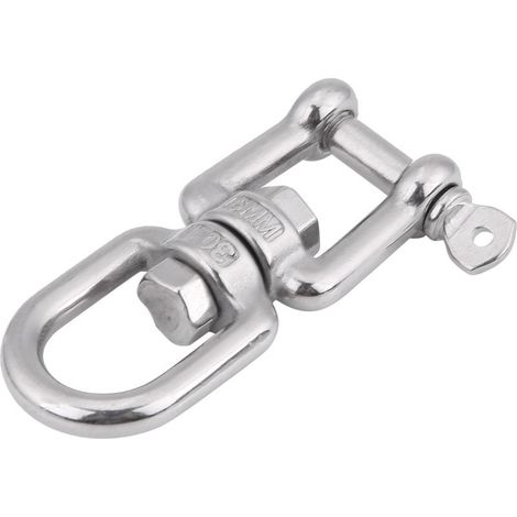 Anneau pivotant robuste en acier inoxydable 304, dispositif de manille à rouleau (6 mm) (1/5)