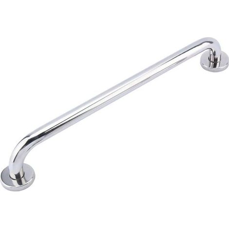 Barre porte-serviettes en acier inoxydable 304, 50 cm, fixation murale, antidérapante, pour salle de bain, douche, baignoire (argent)