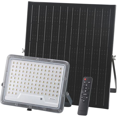 Suprema PROIETTORE SOLARE CON SENSORE CREPUSCOLARE 115 led,16 W, 2500 lumen, luce naturale (1/3)